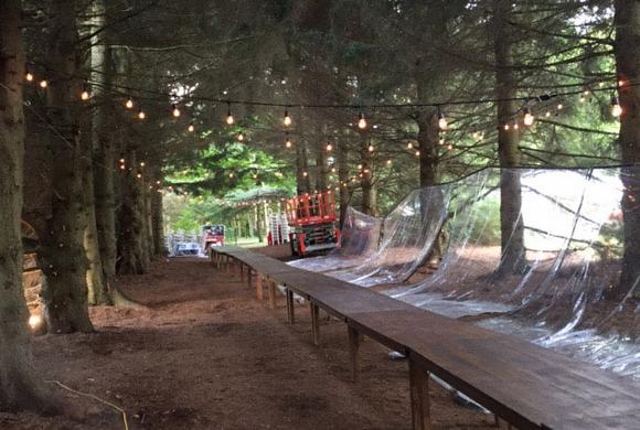 Treating entire area for mosquitoes at 300 person wedding